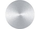 LED Wandleuchte "DELTA", aluminiumfarben eloxiert, 1, Ø 30cm H: 4cm, 1 Stk., HELL HÖLLISCH GUTES LICHT, Leuchten, B-Link Fernbedienung, LED Wandleuchte