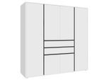 Livetastic , Weiß , Holzwerkstoff , 2 Schublade(n) Schubladen , 197x194x56 cm ,