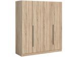Livetastic , Sonoma Eiche , Holzwerkstoff , Holzoptik , 2 Fächer , 160x181x52 cm , FSC MIX , in verschiedenen Größen erhältlich ,
