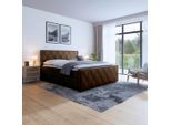 Livetastic , Braun , Holz, Metall, Textil , Birke, Buche,Birke, Buche , teilmassiv, Hartholz,teilmassiv, Hartholz , H3 + H4 , 7-Zonen , 180x200 cm , Bettkasten , Schlafzimmer, Betten, Holzbetten, Holzbetten