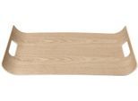 Tablett BLOMUS "WILO", beige (natur), B:31cm H:4cm L:43cm, Holzwerkstoff, Tabletts, in robustem Naturlook