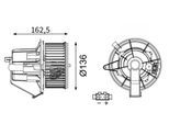 MAHLE Innenraumgebläse ab123000s für Peugeot