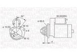 MAGNETI MARELLI Starter 063721207010 für Opel Volvo NISSAN RENAULT