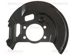 TRISCAN Spritzblech, Bremsscheibe 812514101 Vorderachse links für RENAULT