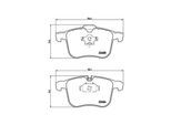 MAGNETI MARELLI Bremsbelagsatz, Scheibenbremse 363700459046 für Opel SAAB