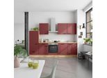 Küchenleerblock Easytouch Low o. Geräte Rot
