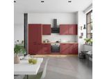 Küchenleerblock Easytouch High o. Geräte Rot