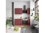 Küchenleerblock Easytouch High o. Geräte Rot