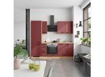Küchenleerblock Easytouch High o. Geräte Rot