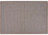 Teppich DEKOWE "Naturino Effekt", grau, B:120cm H:8mm L:170cm, Kunstfaser, Teppiche, Teppich, Flachgewebe, Sisal-Optik, mit Bordüre, In- und Outdoor geeignet