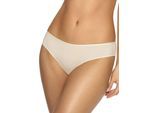 Brasilslip VIANIA "Brasil Slip Carola", Damen, Gr. 44, beige (cream), Stoff, Obermaterial: 84% Polyamid PA. 16% Elasthan EL., Unterhosen