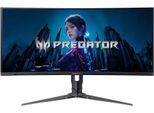 ACER Curved-Gaming-OLED-Monitor "X34 X5", Energieeffizienz: F (A-G), schwarz, B:81,17cm H:36,12cm T:11,09cm, Monitore