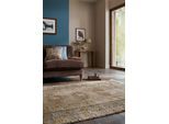 Teppich FLAIR RUGS "AVENA VINTAGE", beige (natürlich), B:200cm H:0mm L:290cm, Oberfläche: 49% Jute, 27% Wolle, 24% Synthetik. Rückseite: 49% Jute, 27% Wolle, 24% Synthetik, Teppiche, Teppich