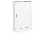 AKTENSCHRANK – Holz, Weiß, 60x107,5x28,5 cm, wasserabweisend & kratzfest, modern