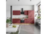 Küchenleerblock Easytouch High o. Geräte Rot