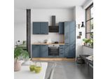 Küchenleerblock Easytouch High o. Geräte Blau