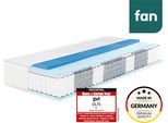 Taschenfederkernmatratze FAN "Sleep Spring Pro, Boxspringmatratze m. Thermogelauflage, 90x200 & mehr", weiß, B:140cm H:33cm L:200cm, Bezug: 60% Polyester, 40% Viskose. Steppfüllung: 100% Polyester, Matratzen, Taschenfederkernmatratze, Haus & Garten Test "GUT", getestet in Gr. 90x200, H2