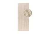 Hanse Home Läufer Bouclé, Champagner, Textil, Uni, rechteckig, 80x200 cm, Oeko-Tex® Standard 100, für Fußbodenheizung geeignet, beidseitig verwendbar, in verschiedenen Größen erhältlich, pflegeleicht, strapazierfähig, leicht zusammenrollbar, Teppiche & Böden, Teppiche, Teppichläufer