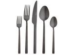 Homeware Profession. Besteckset Glam Chic, Schwarz, Metall, 30-teilig, Lfgb, rostfrei, lebensmittelecht, Essen & Trinken, Besteck, Besteck-Sets