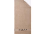 Handtuch WÄSCHEPUR Gr. 1, beige, B:50cm L:100cm, Walkfrottee, 100% Baumwolle, Handtücher, Handtuch