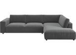 Ecksofa MUSTERRING "MR LUCIA, Luxuriöse Wohlfühlgarnitur von Musterring", grau, B:330cm H:81cm T:224cm, 88% Polyester, 12% Polyacryl, Sofas, Ecksofa, Erstklassige Kammerkissen, komfortable Umbauecke & zeitloser Look