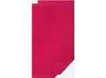 Handtuch WÄSCHEPUR Gr. 4, pink, B:16cm L:22cm, 100% Baumwolle, Handtücher, Handtuch