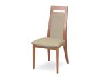 Esszimmerstuhl HOME AFFAIRE "CLIO", buche, beige, buche natur, beige, B:48cm H:101cm T:58cm, Massivholz, Stühle, Esszimmerstuhl, Stuhl mit wasserabweisender Stoff