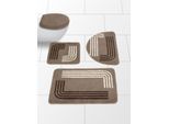Badematte HAGEMANN Gr. 4, sesam, (70cm x 120cm ), 1 Stk., Badematten, Badematte