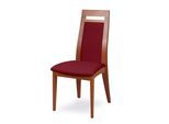 Esszimmerstuhl HOME AFFAIRE "CLIO", rot (kirsch, bordeaux, kirschbaum, bordeaux), B:48cm H:101cm T:58cm, Massivholz, Stühle, Esszimmerstuhl, Stuhl mit wasserabweisender Stoff