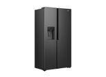 GORENJE Side-by-Side "NRS917C61", Energieeffizienz: C, schwarz inox, B:91,1cm H:178,6cm T:61,5cm, Kühlschränke, mit Wasser-/Eisspender, kein Festwasseranschluss dank Tank, Side-by-Side