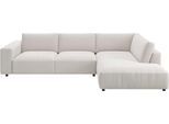 Ecksofa MUSTERRING "MR LUCIA, Luxuriöse Wohlfühlgarnitur von Musterring", weiß, B:330cm H:81cm T:224cm, 88% Polyester, 12% Polyacryl, Sofas, Ecksofa, Erstklassige Kammerkissen, komfortable Umbauecke & zeitloser Look
