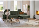 Ecksofa DIE PLANBAR "PP-PF24075 L-Form, Breite 286 cm", cyber moos, B:286cm T:178cm, 100% recyceltes Polyester, Sofas, Ecksofa, optional mit Kopfstützen, Bettfunktion, mot.Ottomane, Sitztiefenverst.