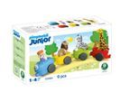 Konstruktions-Spielset PLAYMOBIL "Tierzug (72084), JUNIOR", bunt, Spielbausteine, Kinder, Kunststoff, Konstruktions-Spielset, Made in Europe