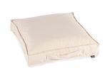 Sitzkissen H.O.C.K. "Classic Uni", beige (creme, unifarben), B:50cm H:10cm L:50cm, Polyacryl (dralon), Dekokissen_Sitzkissen_Kissenhüllen, Sitzkissen, 50/50 cm