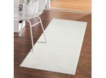Teppich CARPET CITY "FLAIR177", beige (creme), B:80cm H:11mm L:150cm, Obermaterial: 50% Polyester, 50% Polypropylen, Teppiche, Teppich, Kurzflor-Teppich, Skandi-Stil, Wohnzimmer