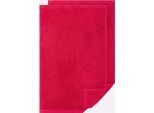 Handtuch WÄSCHEPUR Gr. 1, rot, B:50cm L:100cm, 100% Baumwolle, Handtücher