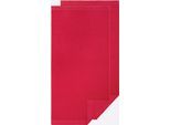 Handtuch WÄSCHEPUR Gr. 2, rot, B:70cm L:140cm, 100% Baumwolle, Handtücher, Handtuch