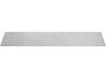 Abdeckplatte WOOOD "Basu aus Mineralien und Lavastein B 196,5 x T 39,5 x H 0,4 cm", grau (robuster beton), B:197cm H:0,4cm T:39,5cm, Kunststoff, Möbelaufsätze, Abdeckplatte, Tragkraft 15 kg, Wasserbeständig, vollständig recycelbar