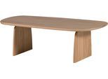 Couchtisch WOOOD "Tablo mit FSC-Mix Eichenholz lackiert B 110 x T 60 x H 35 cm", natur, B:110cm H:35cm T:60cm, Tische, Couchtisch, Transparente Schutzlackierung, Tragkraft 50 kg, einfach zu montieren
