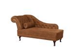 P & B , Cognac , Textil , Buche , Füllung: Komfortschaum, Silikon , 185x93x75 cm , Made in EU, Made in Europe, FSC 100% ,