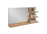 James Wood , Anthrazit, Eichefarben , Holzwerkstoff , rechteckig , 135x70x20 cm ,