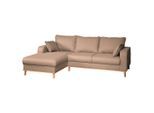 P & B , Cappuccino , Textil , Buche , Füllung: Schaumstoffflocken,Schaumstoffflocken , L-Form, links montierbar , 230x150 cm , Fsc, Made in EU , Armteil links, Armteil rechts , Wohnzimmer, Sofas & Couches, Wohnlandschaften, Ecksofas