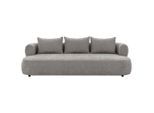 P & B , Grau , Textil , Füllung: Komfortschaum, Silikon , 240x76x122 cm , Made in EU, FSC 100% , Armteil links, Armteil rechts , Wohnzimmer, Sofas & Couches, Sofas, Big Sofas
