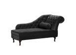 P & B , Schwarz , Textil , Buche , Füllung: Komfortschaum, Silikon , 185x93x75 cm , Made in EU, Made in Europe, FSC 100% ,
