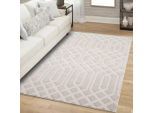 Teppich CARPET CITY "FLAIR138", beige, B:160cm H:11mm L:230cm, Obermaterial: 50% Polyester, 50% Polypropylen, Teppiche, Teppich, Kurzflor-Teppich, Skandi-Stil, Wohnzimmer