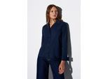 Damen Shirt mit ausgeschnittenem Muster aus festem Stoff