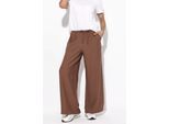 Weite Hosen mit elastischem Bund und Taschen