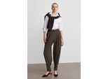 Damen Hohe Taille Weite Crepe-Hosen