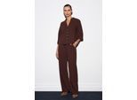 Damen Weite-Crepe-Hosen