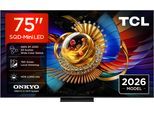 TCL QLED Mini LED-Fernseher "75Q7D ProX1", Energieeffizienz: E (A-G), schwarz, 75 ″, Fernseher
